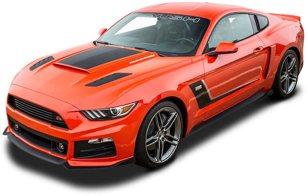 PNGPIX-COM-Orange-Roush-Stage-3-Mustang-Car-PNG-Image