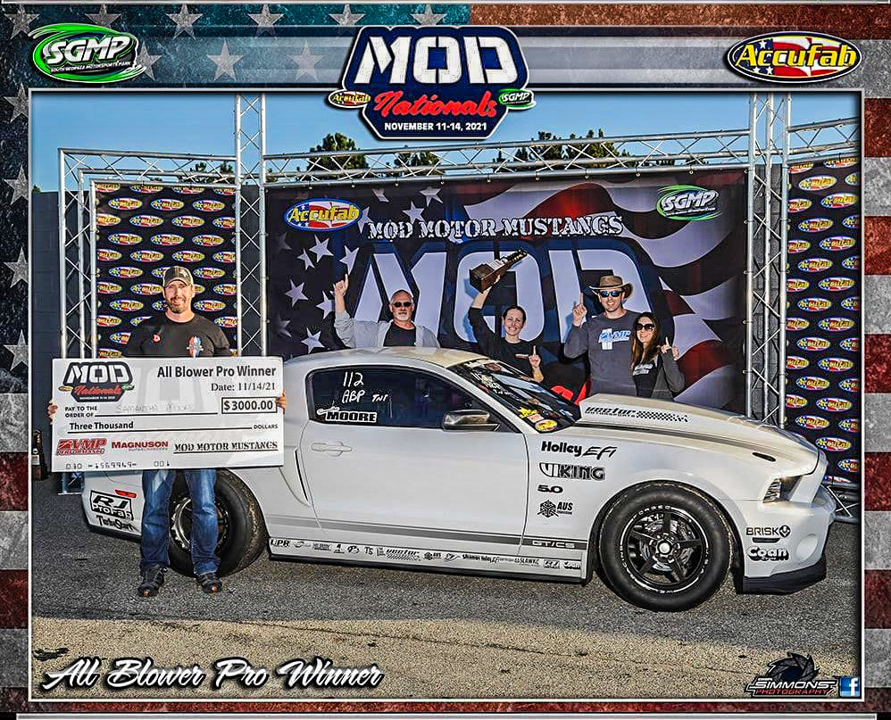 Team VMS WINS All Blower PRO Class at Mod Nationals 2021 at SGMP